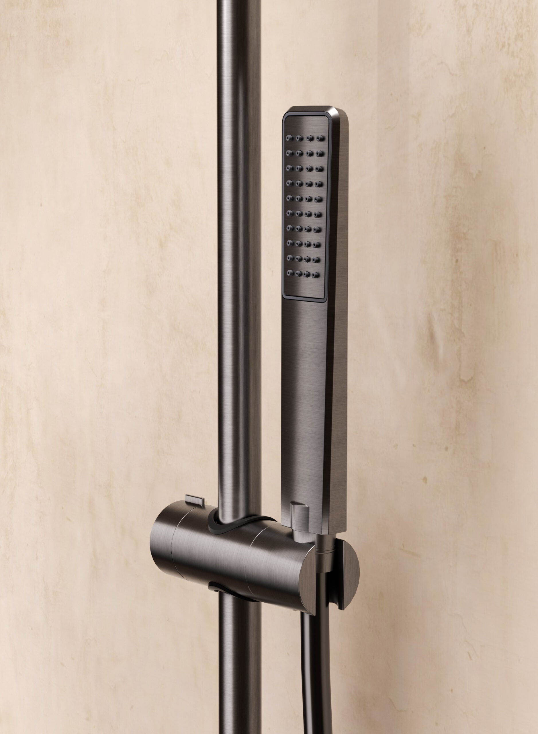 Firenze Brushed Rose Gold Single Lever Bath and Shower Set, view 2