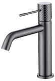 Monomando Lavabo Génova Negro Gun Metal