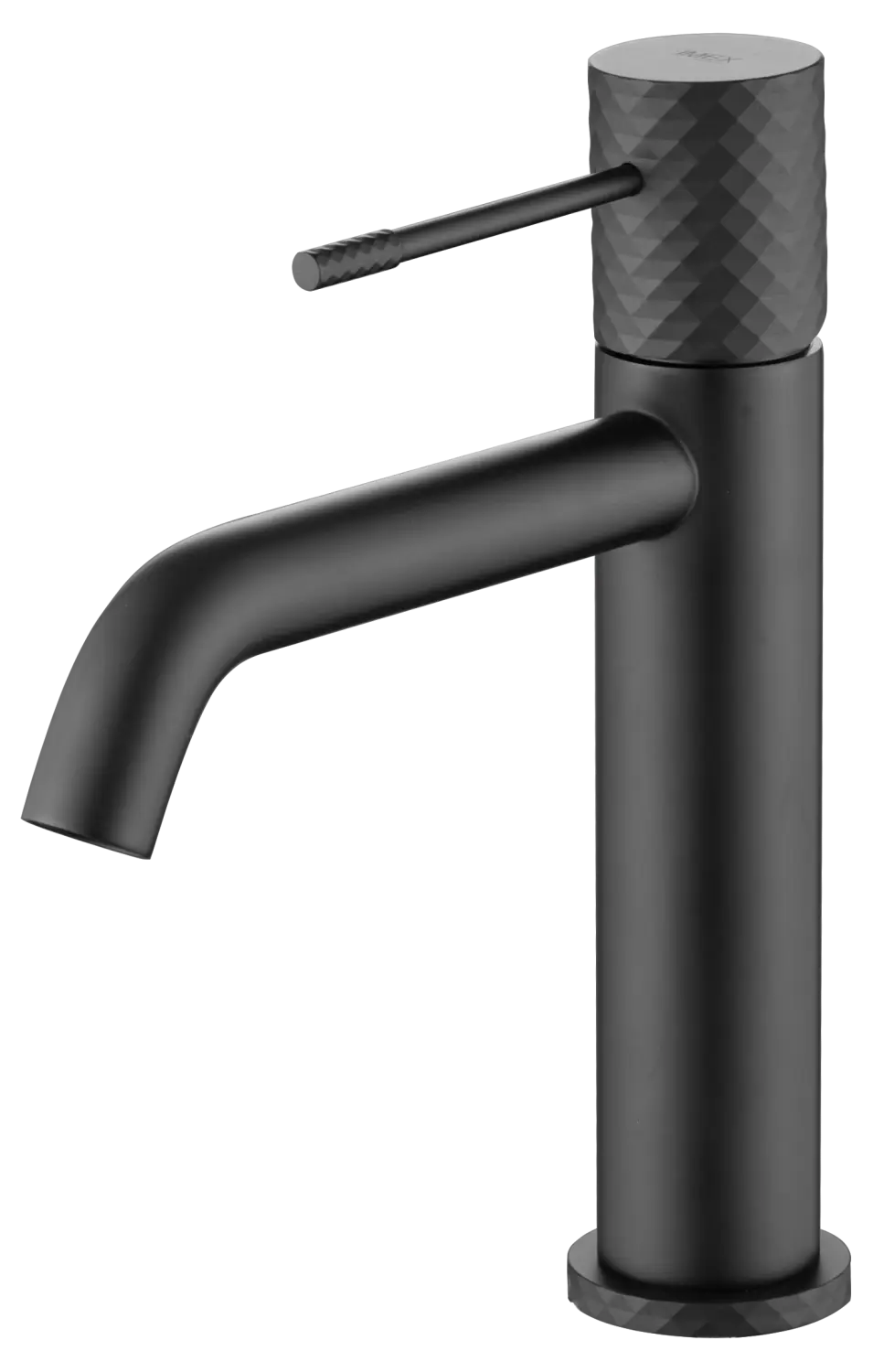 Monomando Lavabo Génova Negro Mate