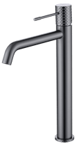 Monomando Lavabo Alto Génova Negro Gun Metal