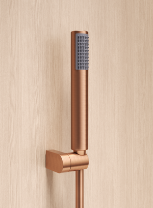 Génova Brushed Rose Gold Single Lever Bath and Shower Kit, view 5