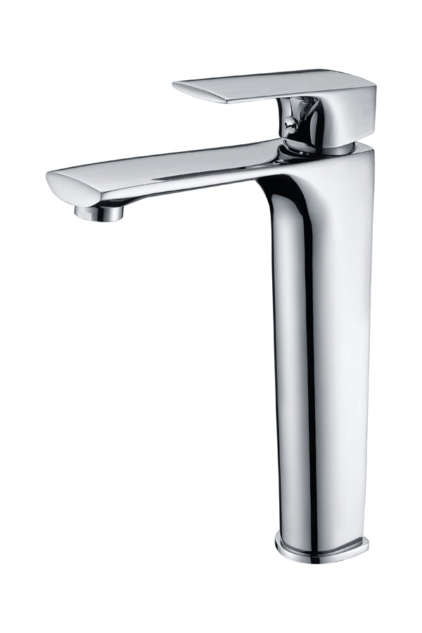 Bali Chrome Basin Mixer Tall Single Lever Faucet, view 2
