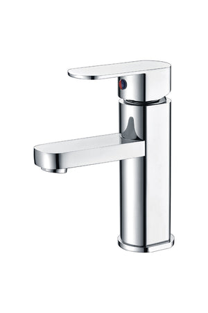 Chrome Single Lever Sink Mixer Modern Bathroom Faucet, view 2