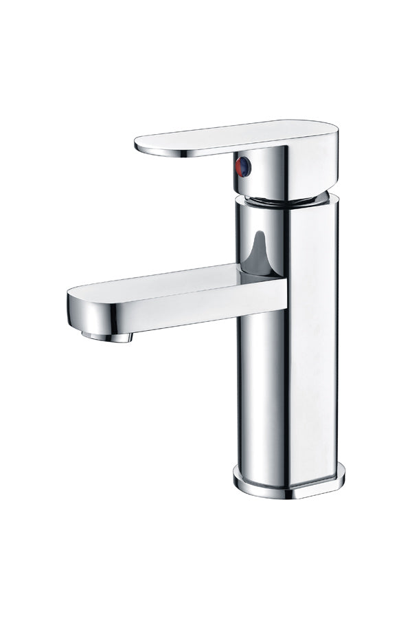 Chrome Single Lever Sink Mixer Modern Bathroom Faucet, view 2