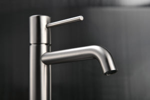 Monza Brushed Nickel Single Lever Sink Faucet, view 4