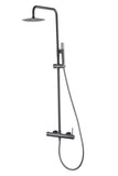 Conjunto Ducha Monomando Monza Negro Gun Metal
