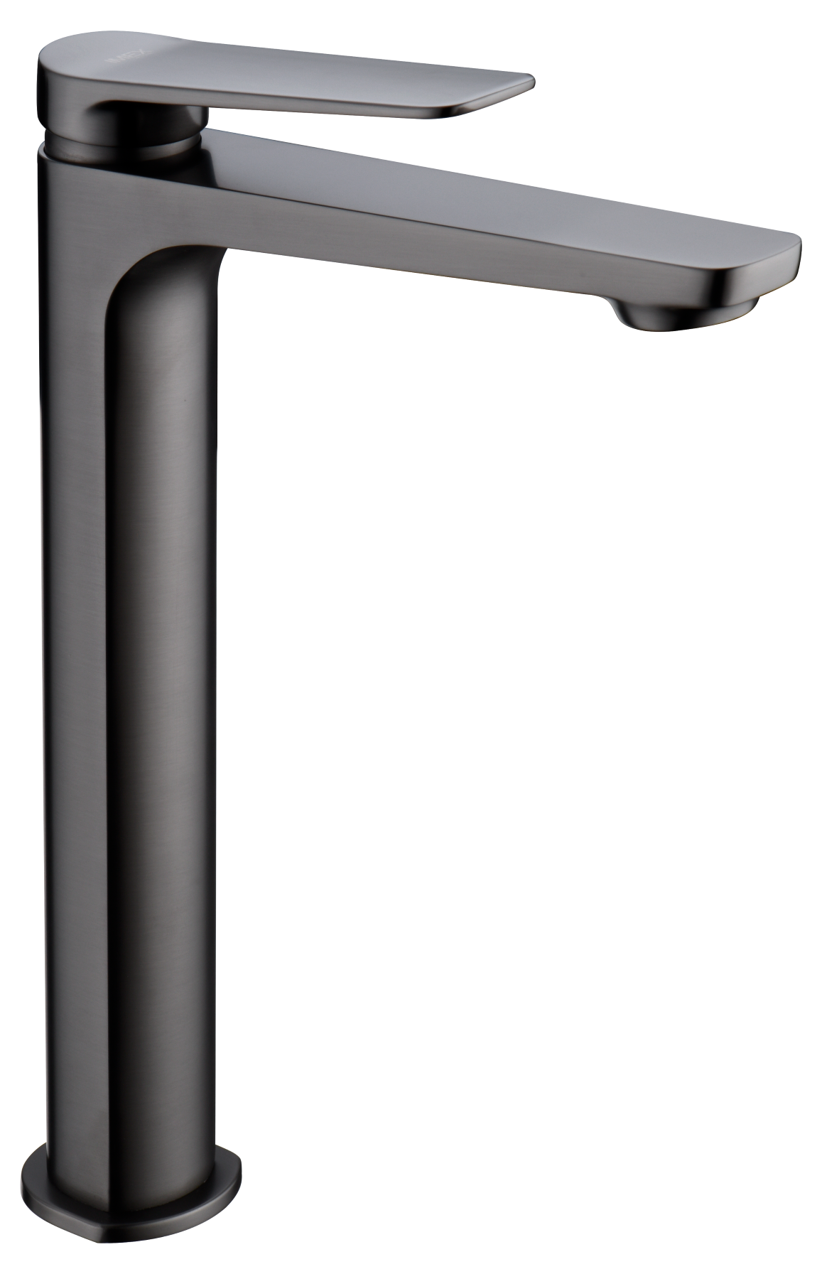 Black Gun Metal Tall Sink Mixer Faucet Contemporary Design, view 2