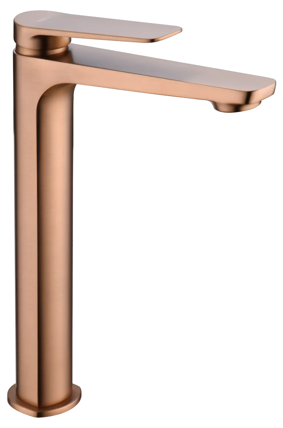 Monomando Lavabo Alto Nápoles Oro Rosa Cepillado