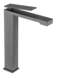 Monomando Lavabo Alto Pisa Negro Gun Metal