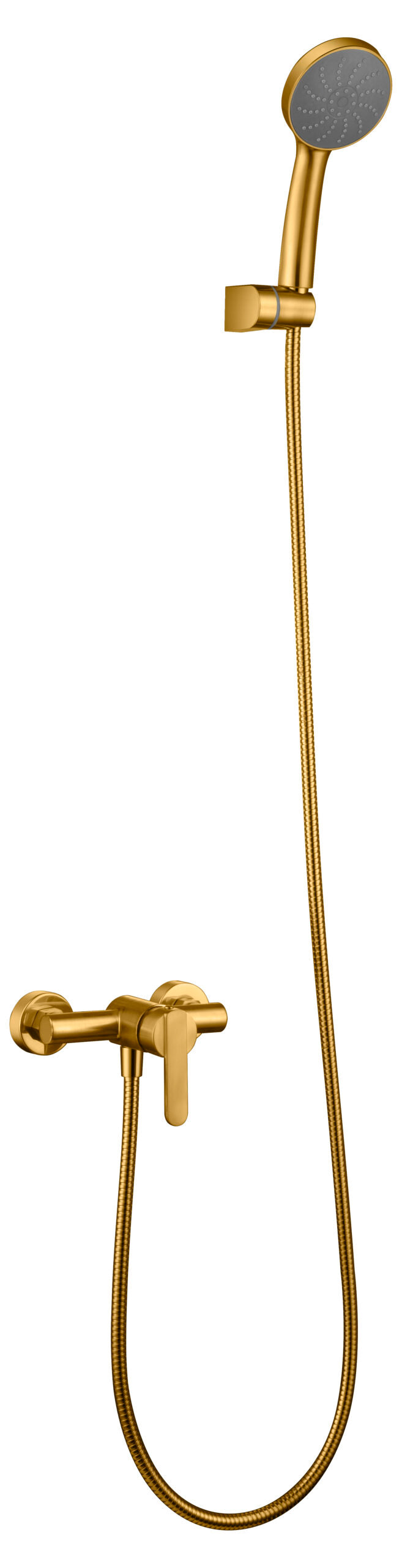 Chrome Single Handle Shower Set Modern Minimalist Design, view 7