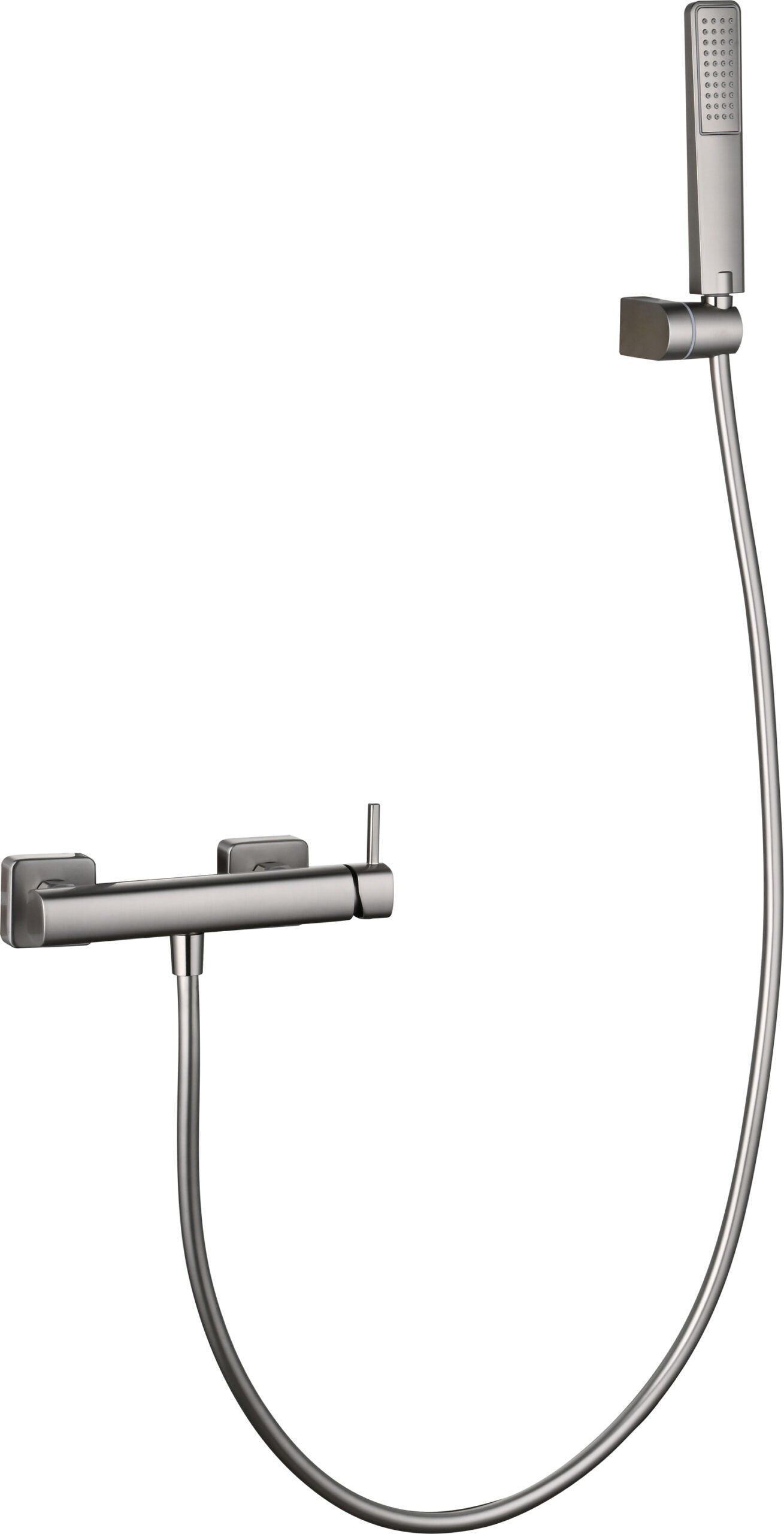 Toscana Brushed Nickel Single Lever Shower Kit, main product view