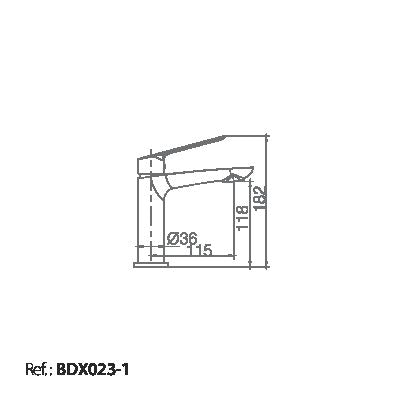 Chrome Single Lever Basin Mixer Faucet, view 3