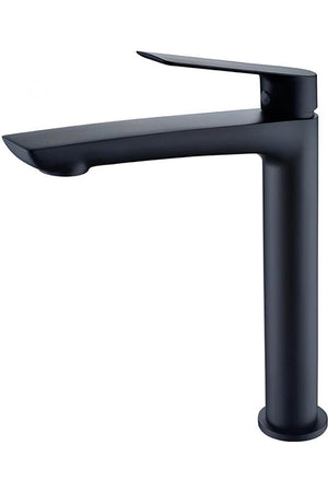 Tall Matte Black Single Handle Bathroom Faucet, view 2