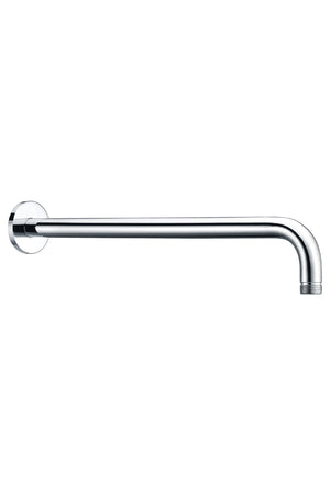 Chrome Round Shower Arm Wall Mount Modern Bathroom, view 2