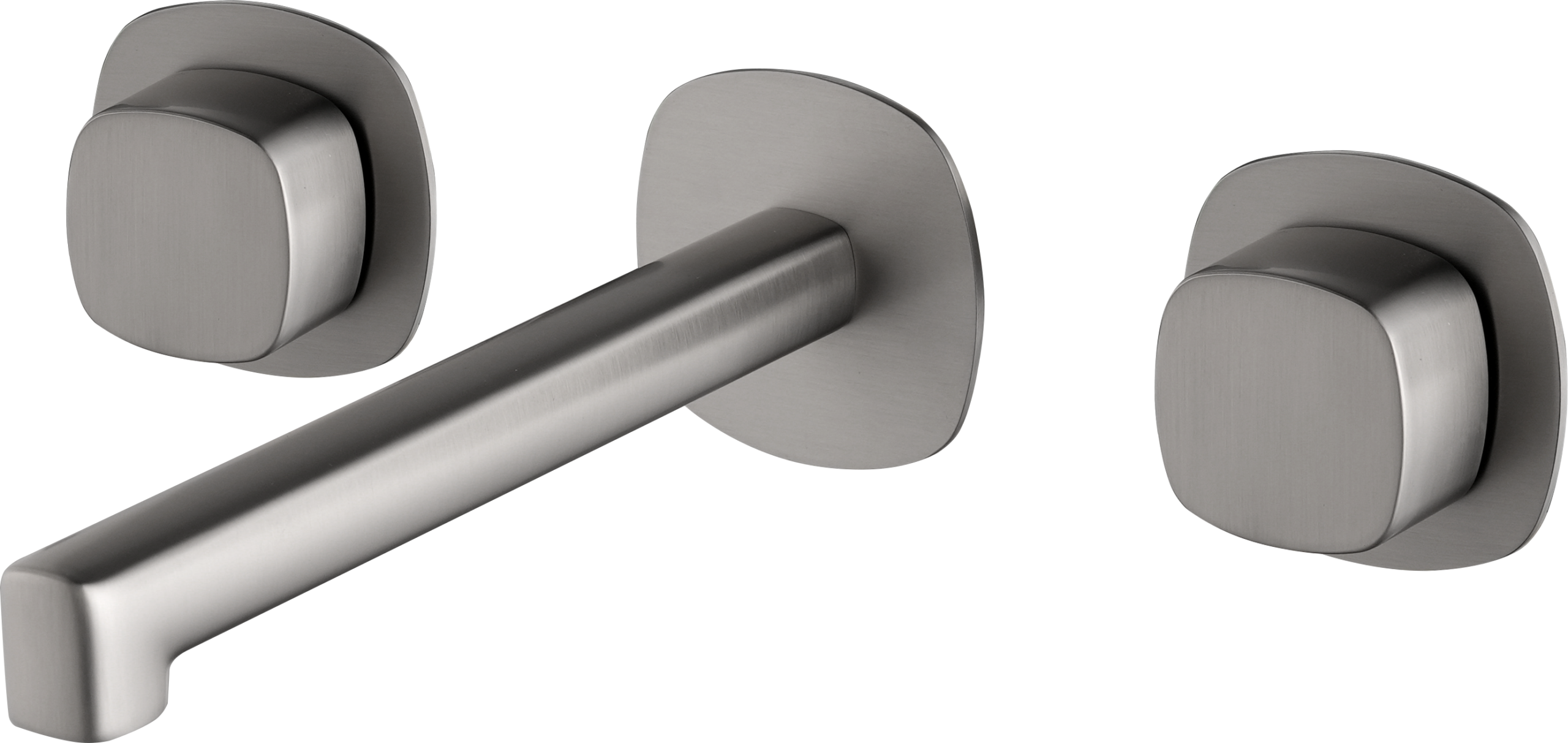 Toscana Brushed Nickel Concealed Two Handle Basin Mixer, main product view
