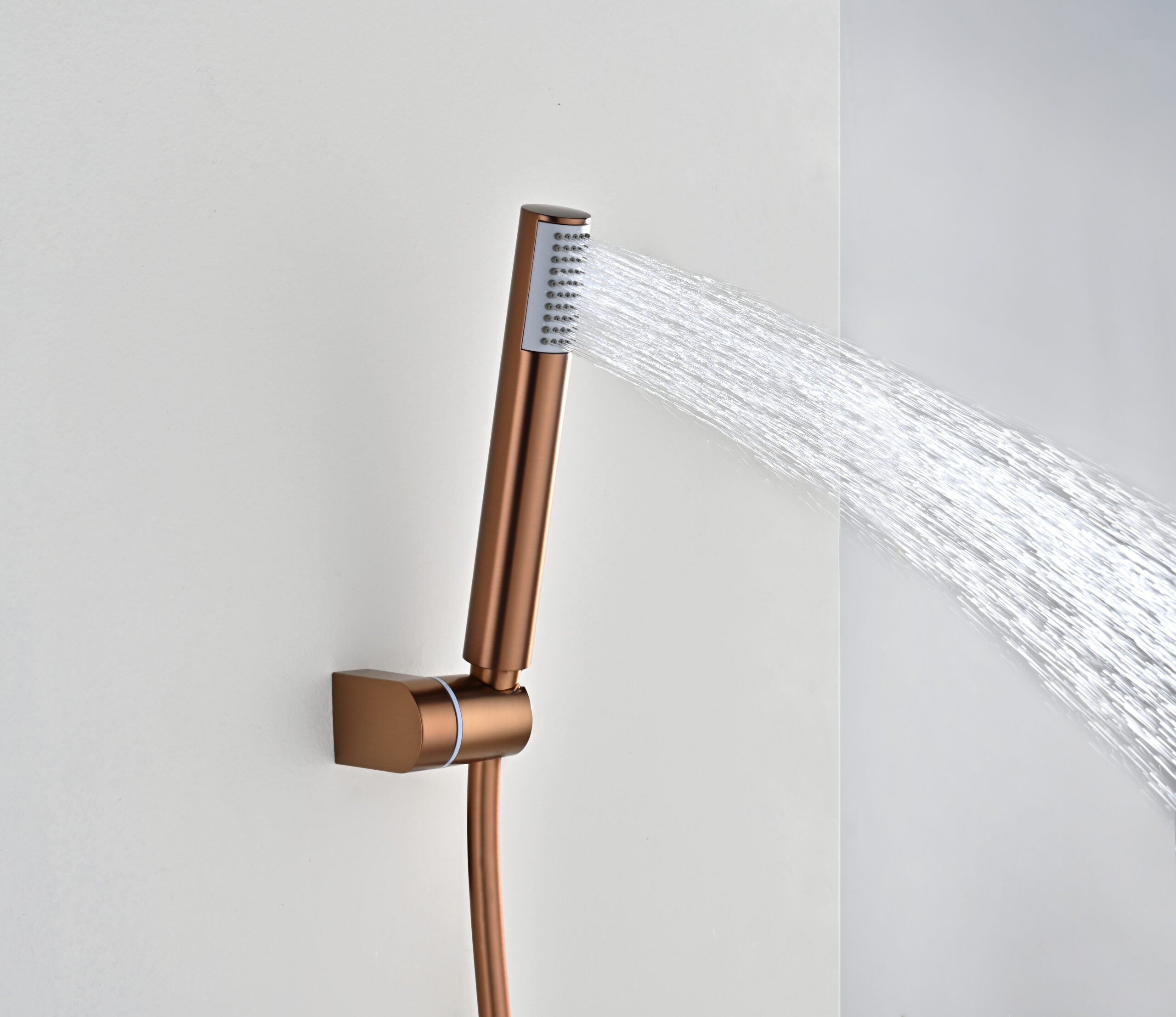 Bless Chrome Thermostatic Shower Set, handle detail