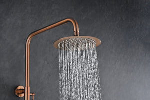 Bless Brushed Rose Gold Thermostatic Shower Set, view 3