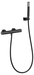 Grifo De Ducha Termostático  Line Negro Gum Metal