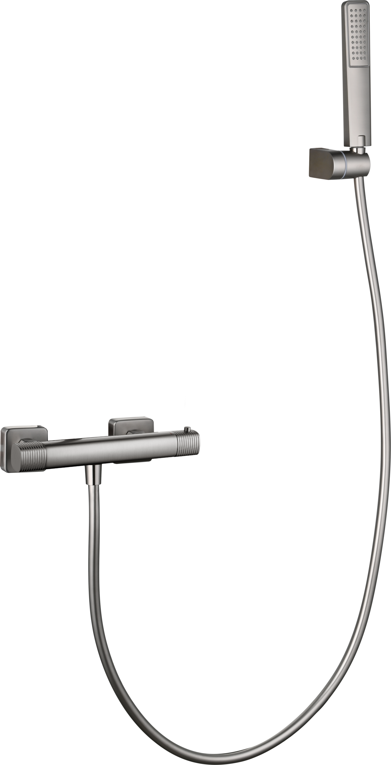 Firenze Brushed Nickel Thermostatic Shower Kit, main product view