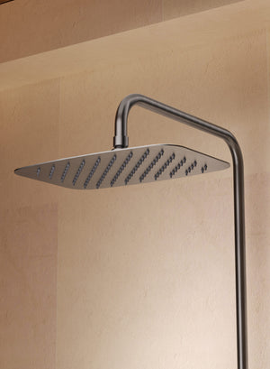 Firenze Brushed Gold Thermostatic Shower Set, view 3