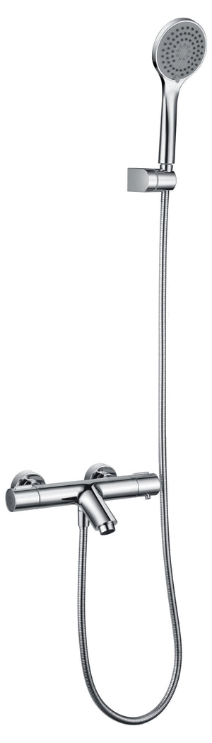 Kent Chrome Thermostatic Shower Set Modern Design, view 6