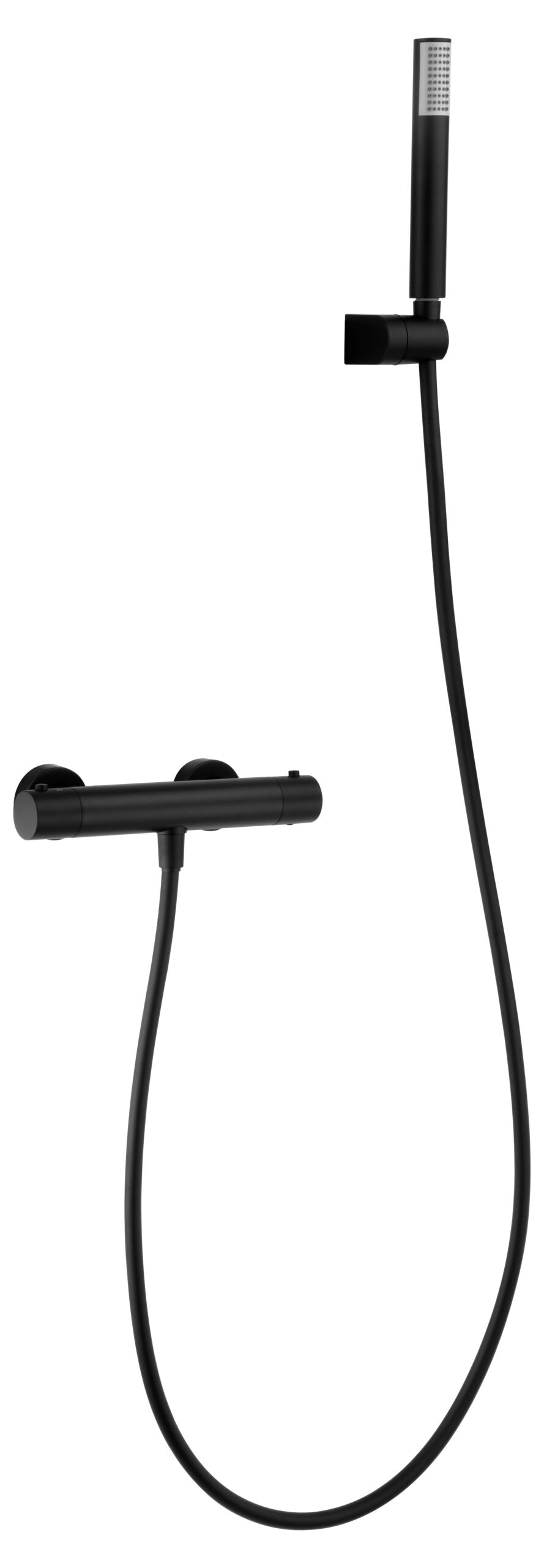 Monza Matte Black Thermostatic Shower Kit, view 2