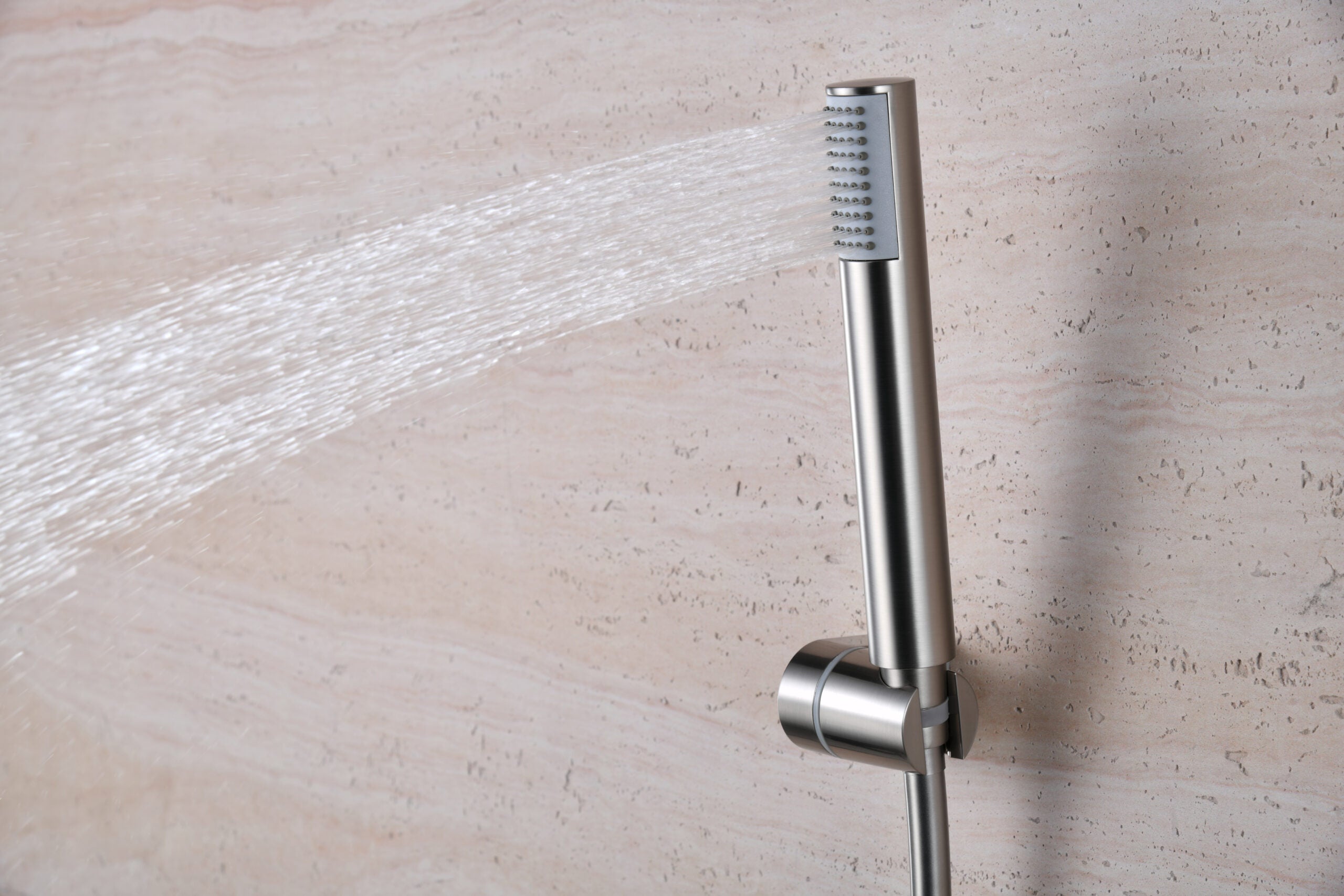 Chrome Thermostatic Shower Set Monza Series, handle detail