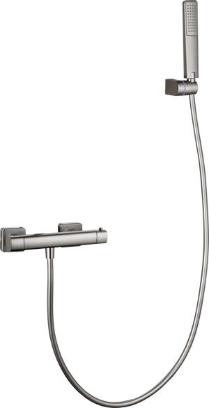 Toscana Brushed Nickel Thermostatic Shower Kit, main product view