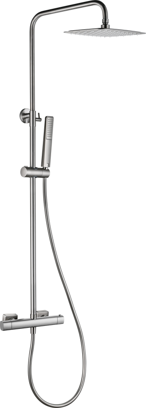 Toscana Brushed Nickel Thermostatic Shower Set, main product view
