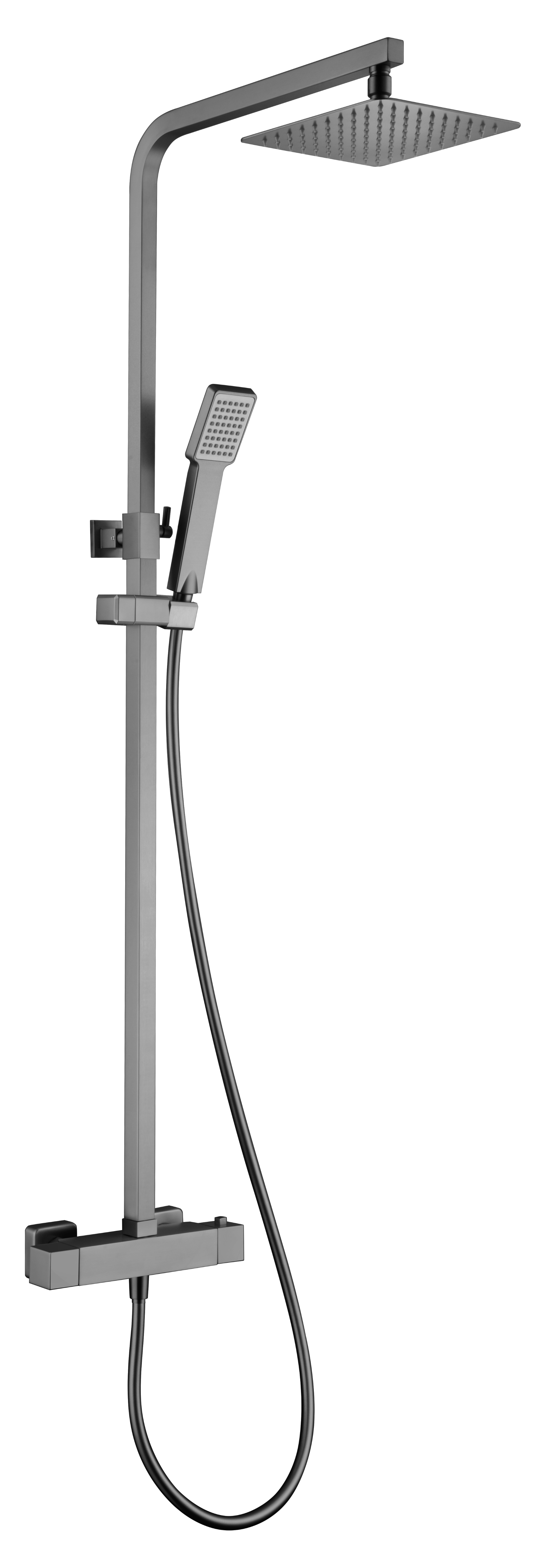 Vigo Black Gun Metal Thermostatic Shower Vigo Series, view 2