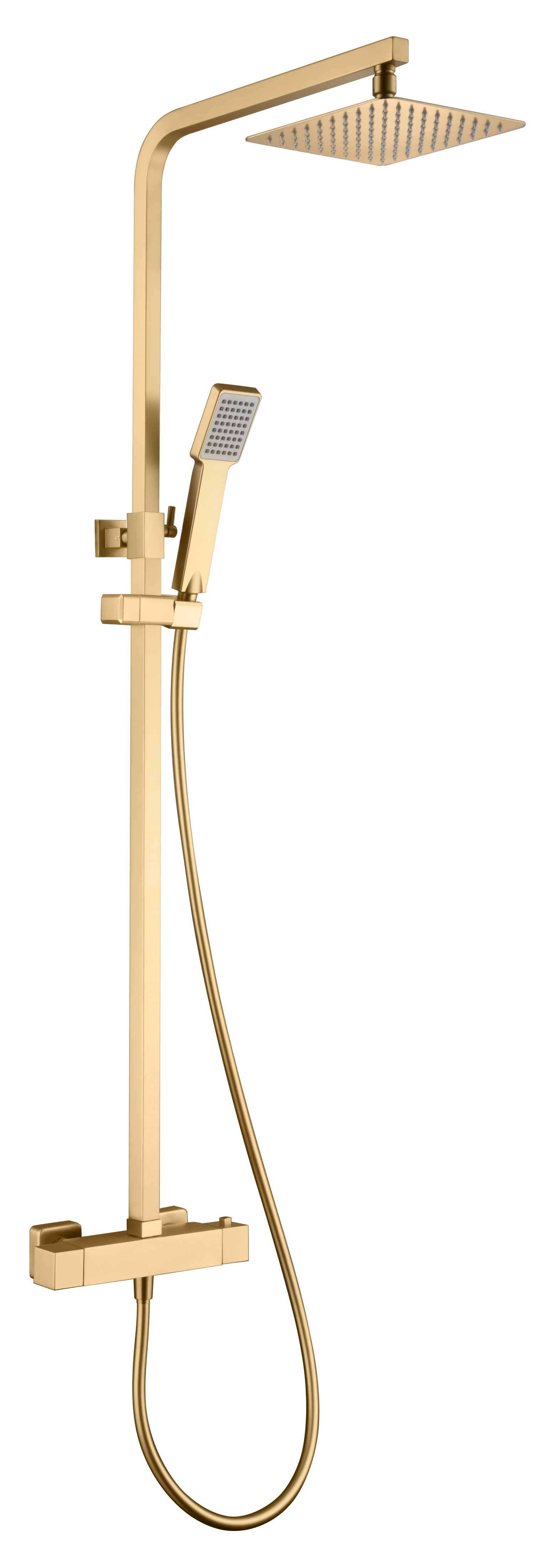 Vigo Thermostatic Shower Brushed Gold Vigo Series, view 2
