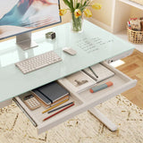 Elitras Tempered Writable Glass Standing Desk