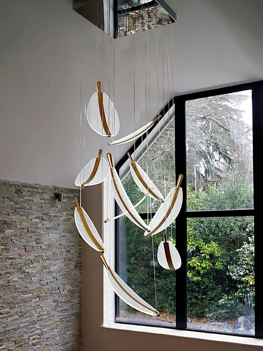 LED Chandelier Modern Spiral  Pendant Light