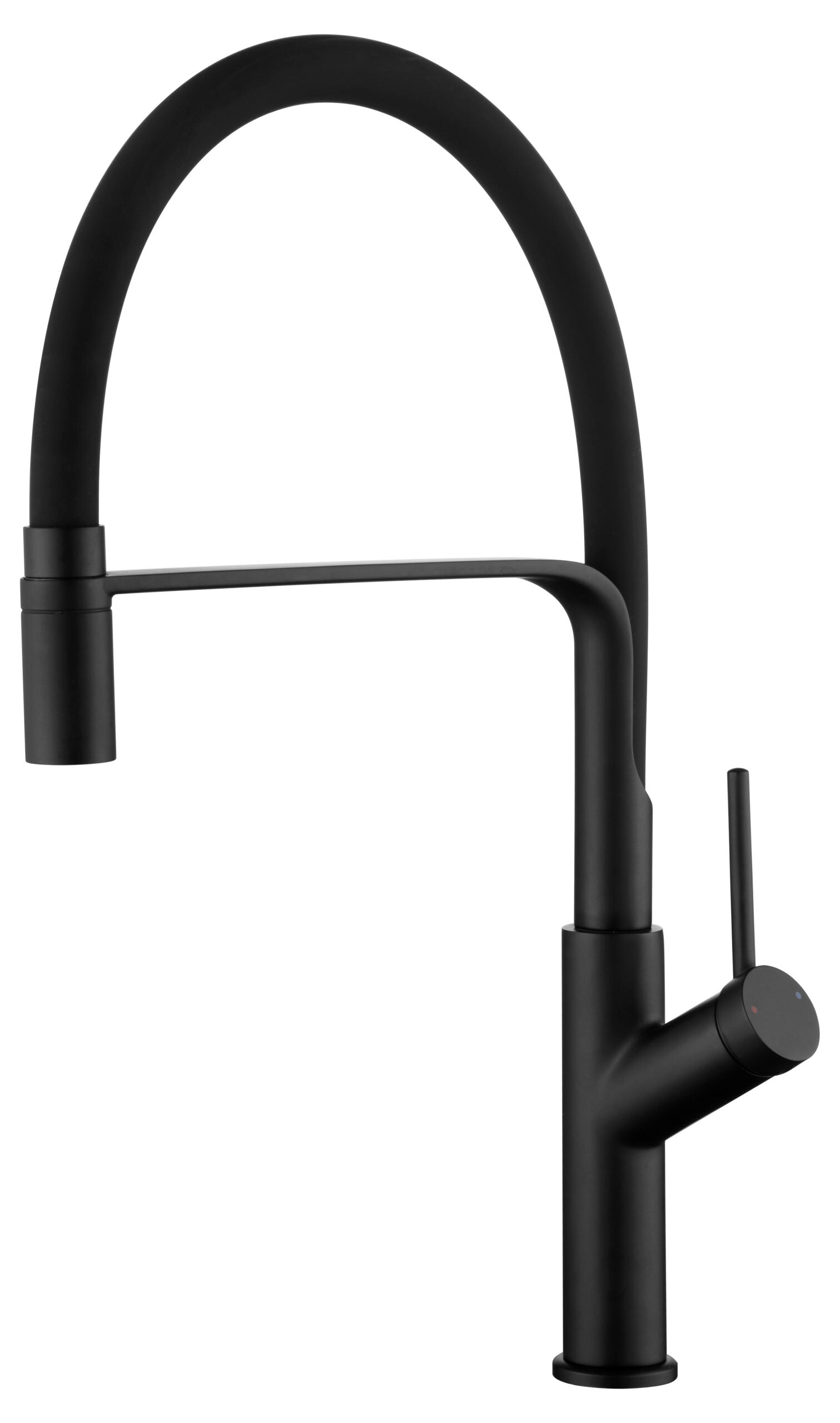 Sena Matte Black Kitchen Faucet Modern Design, view 2