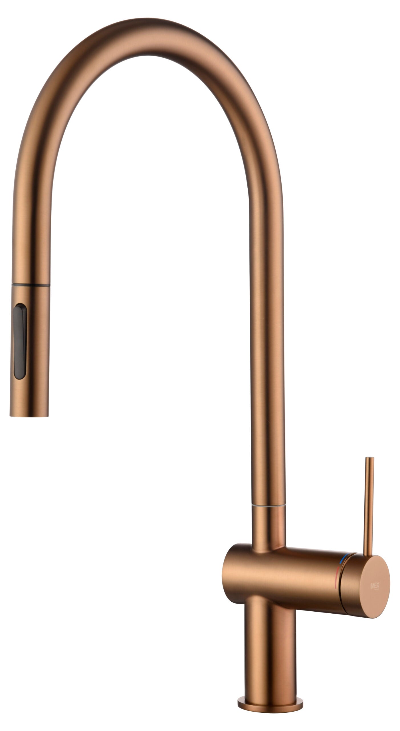 Berna Brushed Rose Gold Kitchen Faucet, view 2