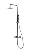 Conjunto Ducha Termostatico Monza Negro Gun Metal