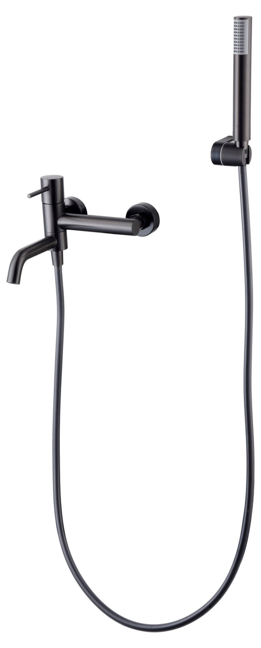 Monomando Kit Baño/Ducha Monza Negro Gun Metal
