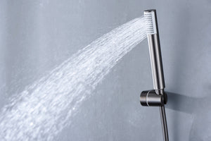Monza Black Gun Metal Single Handle Shower Kit, view 4
