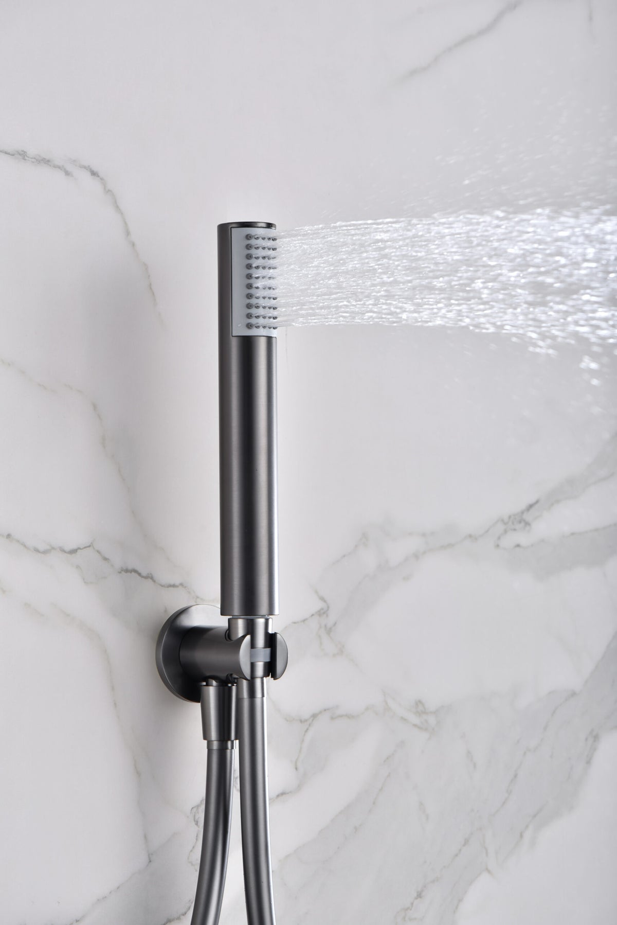 Tivoli Black Gun Metal Built-in Single Handle Shower Set, view 4