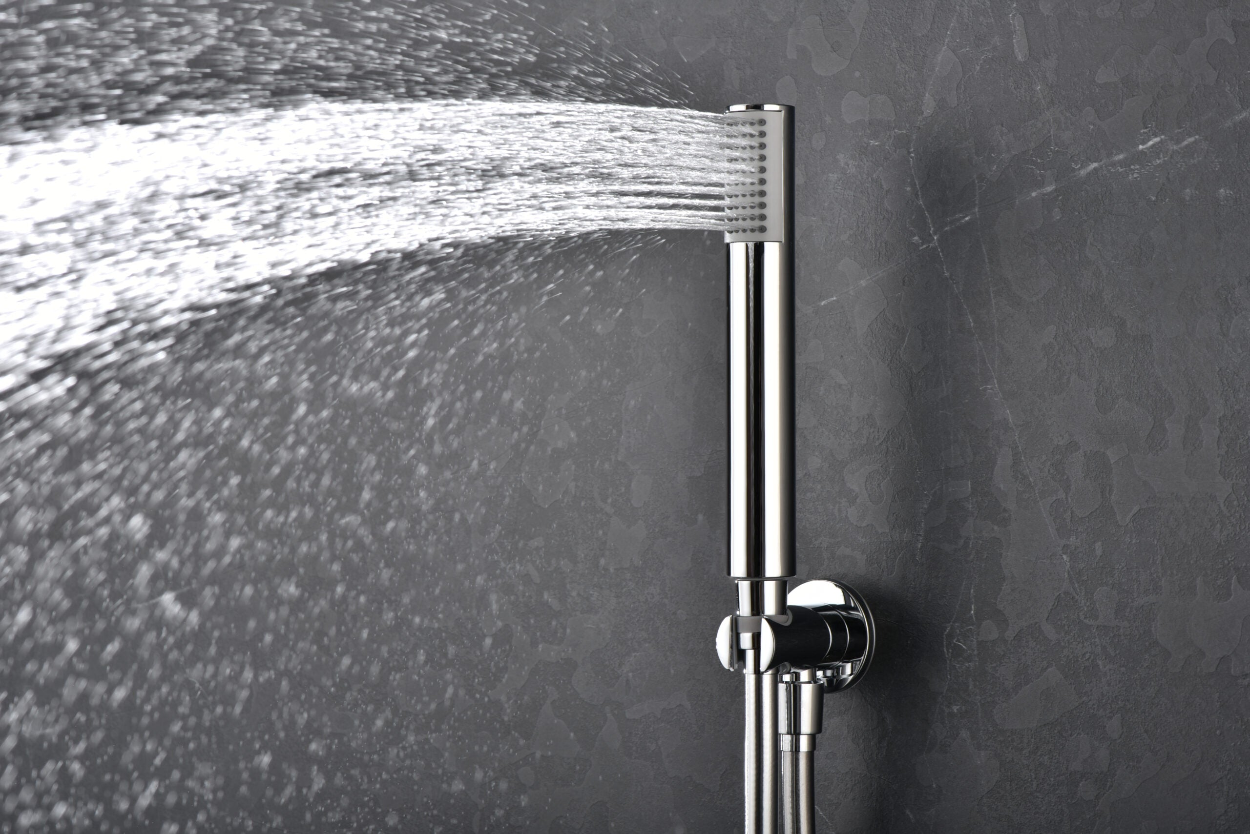 Chrome Thermostatic Shower Set Built-In Installation, view 4