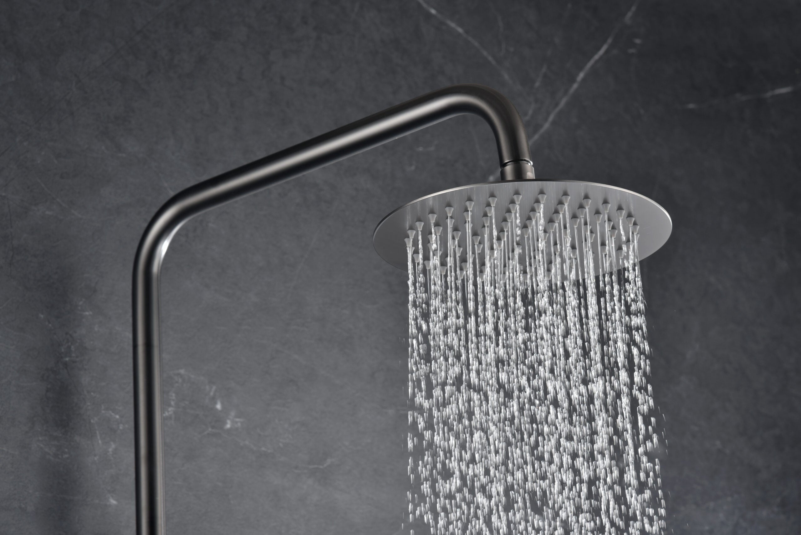Monza Black Gun Metal Single Handle Shower Set, view 6