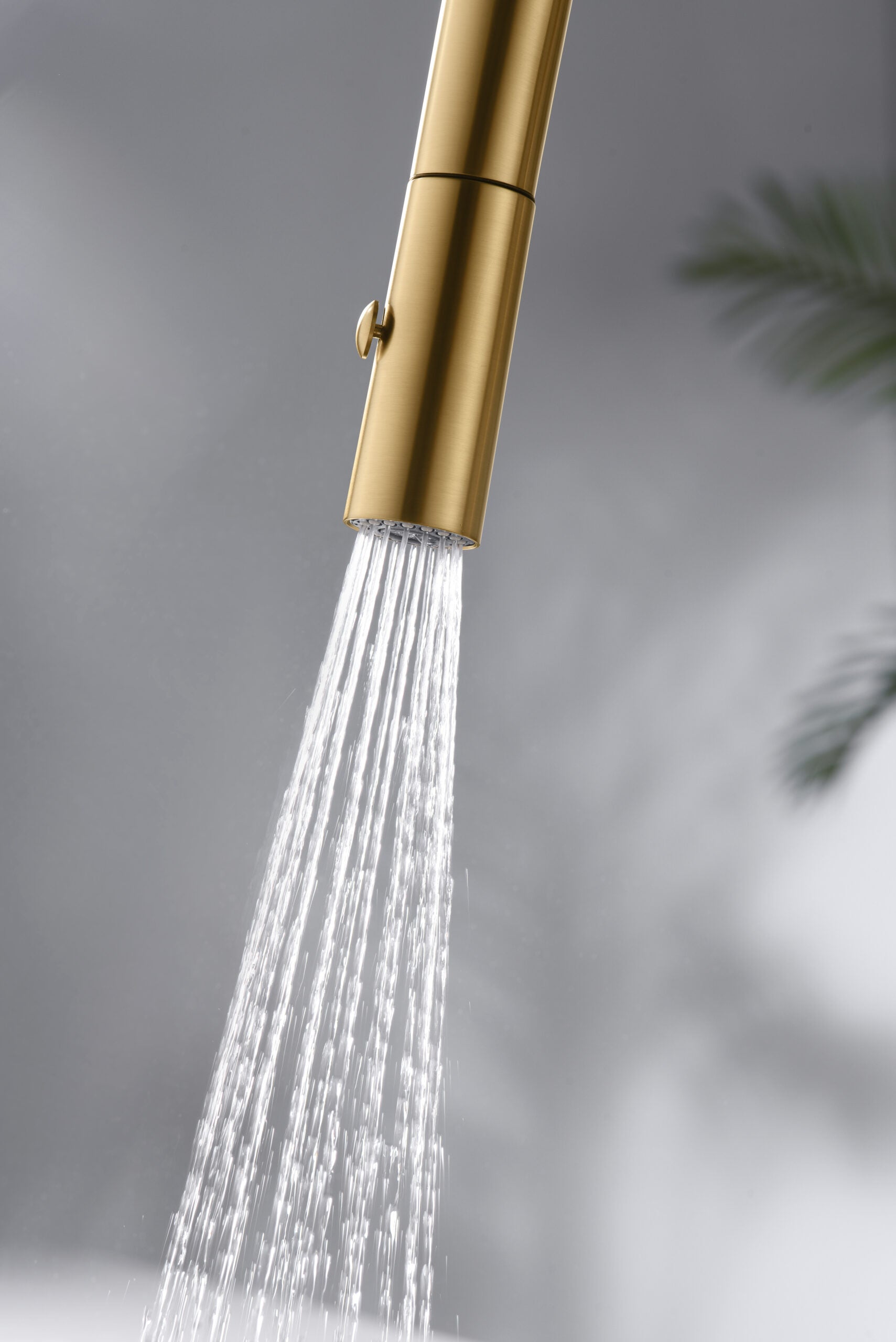 Brushed Gold Kitchen Faucet Modern Design, view 5