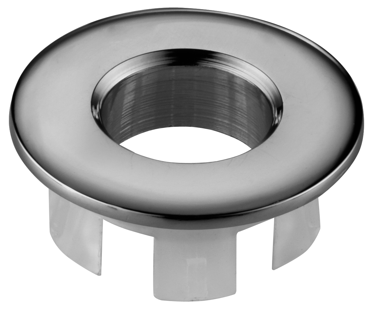 Brushed Nickel Basin Overflow Trim Ring, main product view