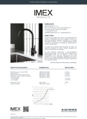Lyon Chrome Kitchen Faucet Modern Design, view 5