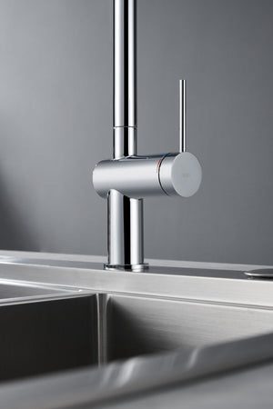 Berna Chrome Kitchen Faucet Modern Design, view 7