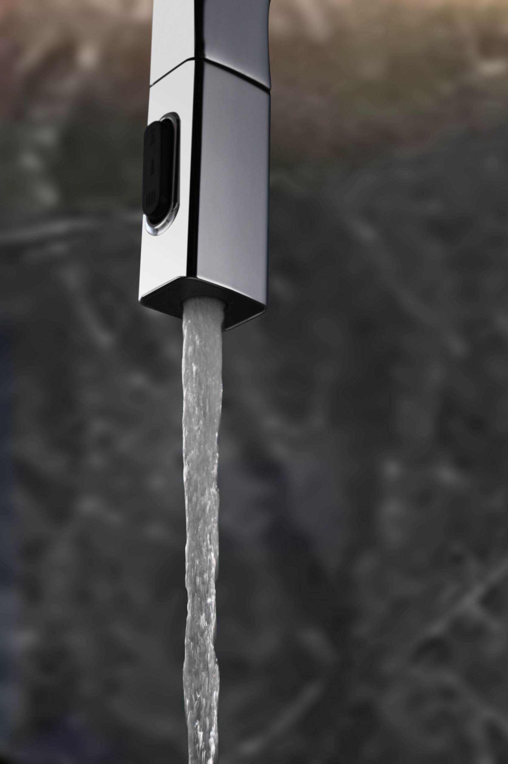 Canadá Chrome Kitchen Mixer Tap, view 5