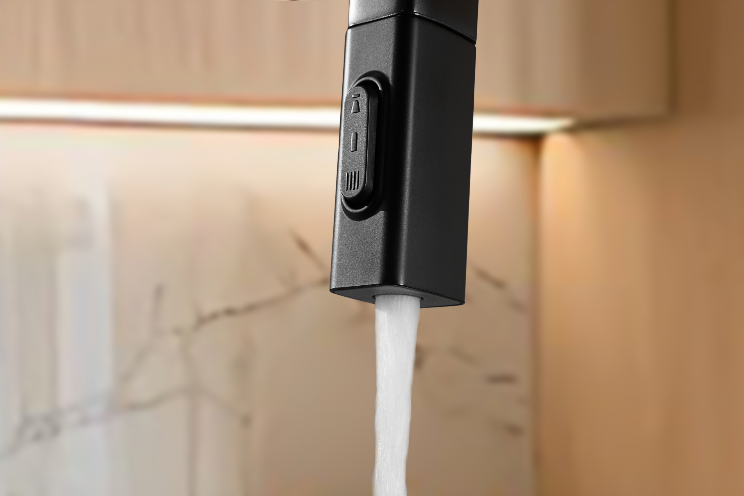 Canadá Matte Black Kitchen Mixer Tap, view 3