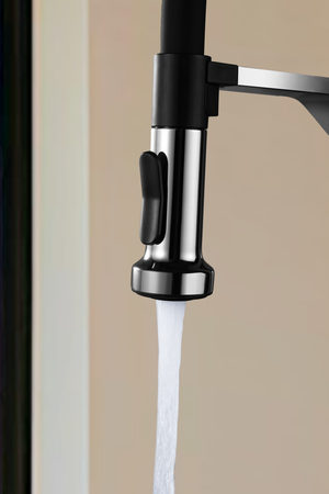 Veneto Chrome Kitchen Mixer Tap, view 5