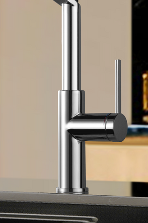 Veneto Chrome Kitchen Mixer Tap, view 2