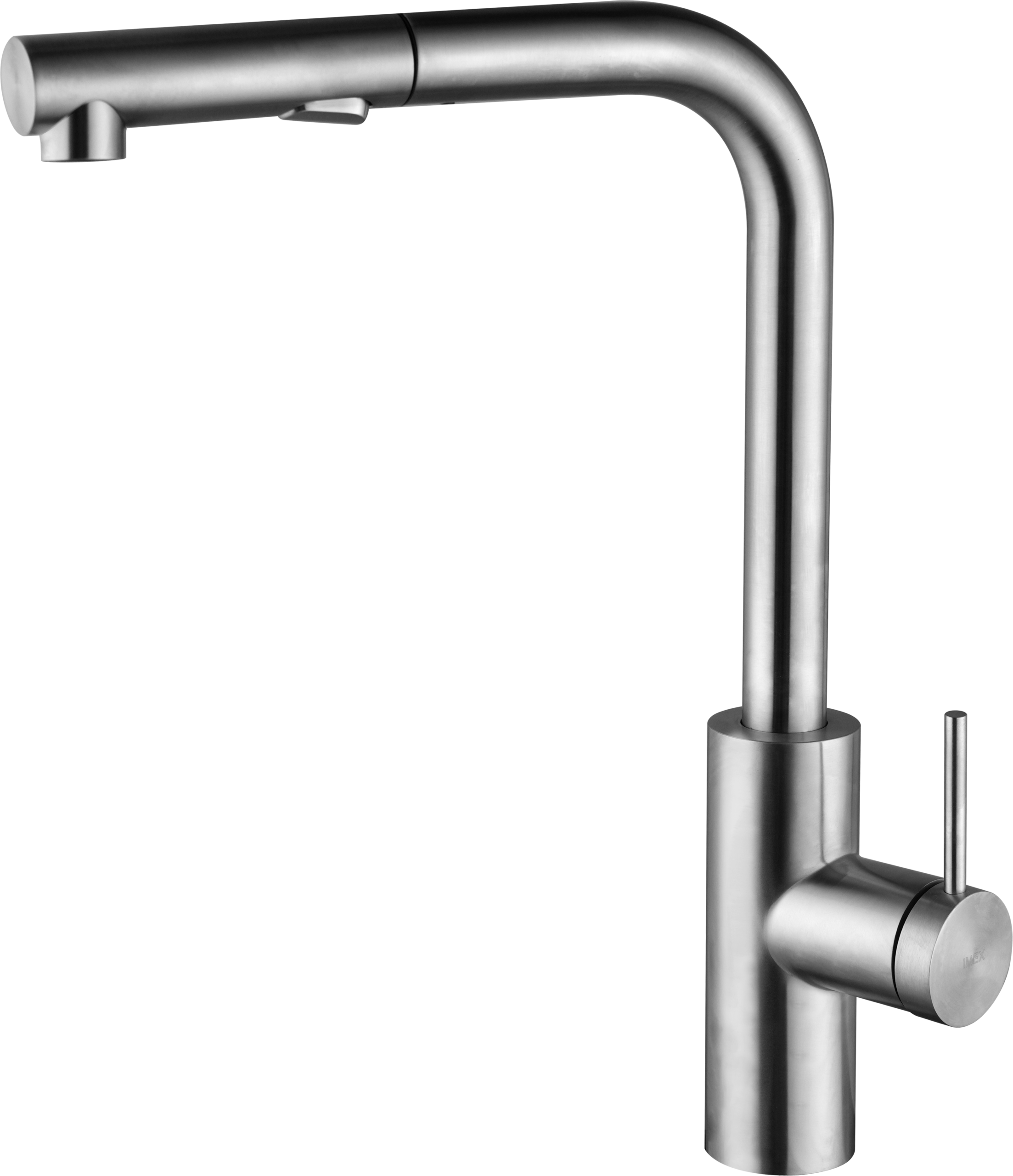 Oporto Stainless Steel Kitchen Mixer Tap, main product view